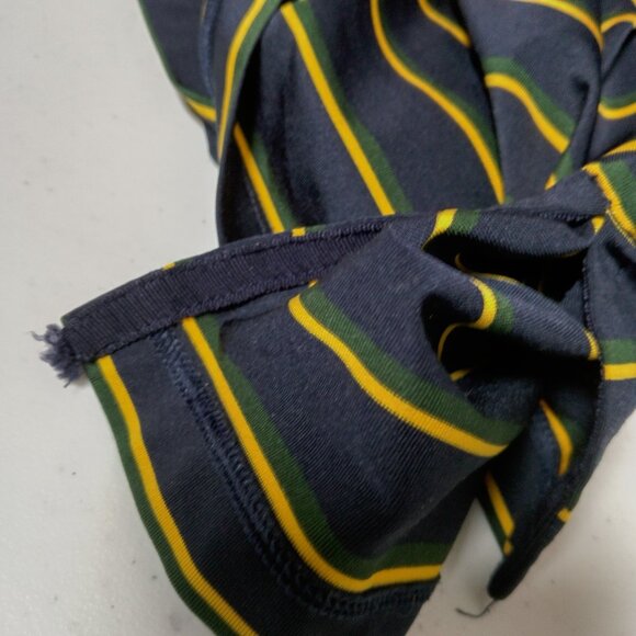 Ralph Lauren RLX Polo Shirt Men XL Golf Course Logo Blue Green Yellow Striped - Picture 16 of 16